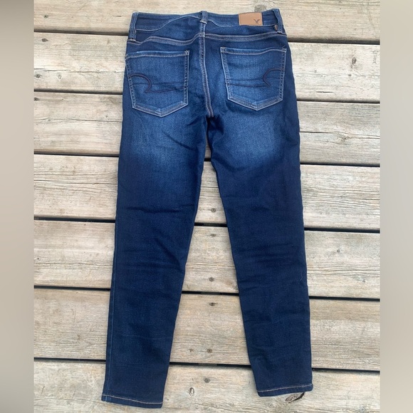 💜 American Eagle Jegging Crop Jeans | Super Stretch | Size 2 - Picture 3 of 10